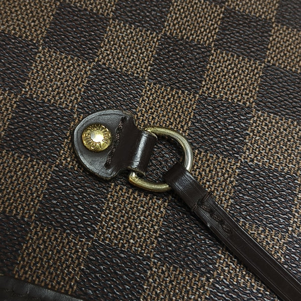 NEVERFULL GM Damier Ebene Coated Canvas Brown
