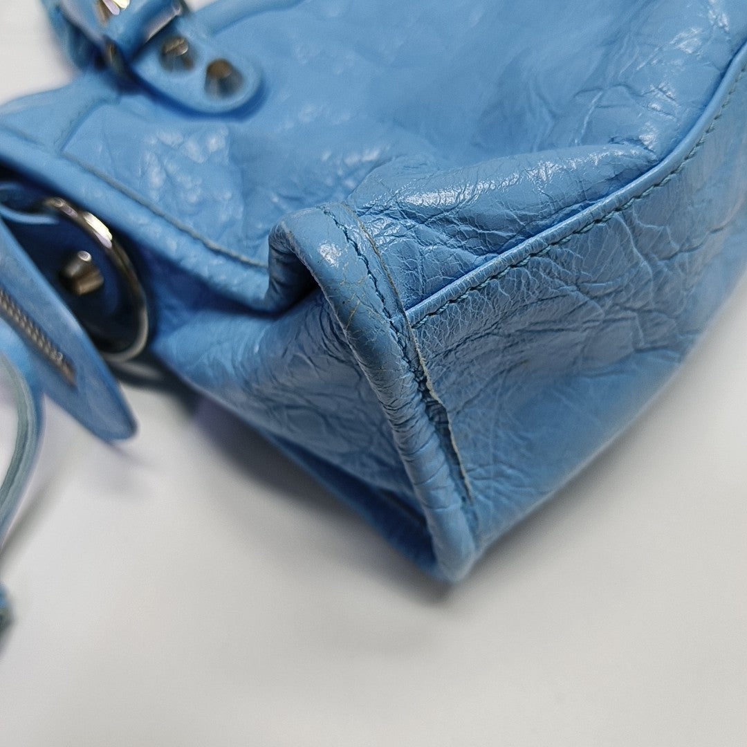 Classic City Mini Lambskin Blue