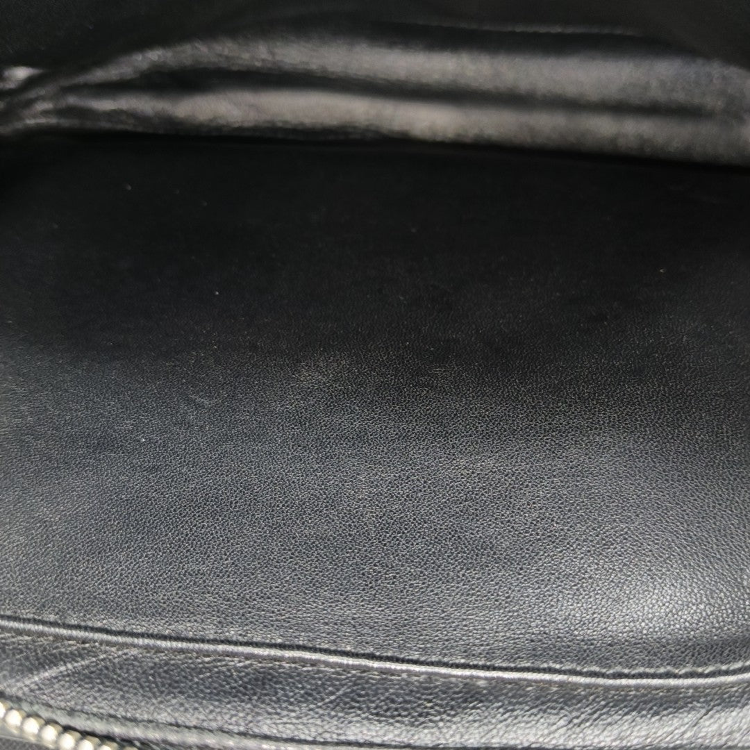 Saffiano Calfskin Clutch Black