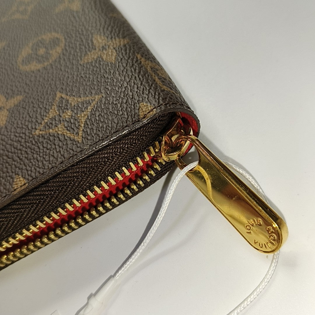 ZIPPY Monogram Coated Canvas Brown Wallet