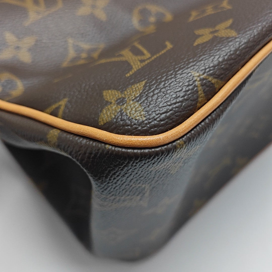 BATIGNOLLES MM Monogram Coated Canvas Brown