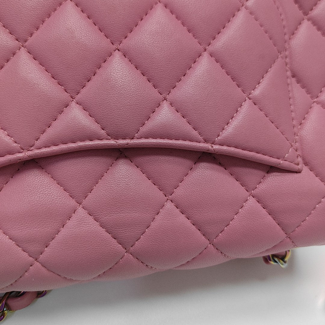 CLASSIC FLAP Mini Quilted Lambskin Pink
