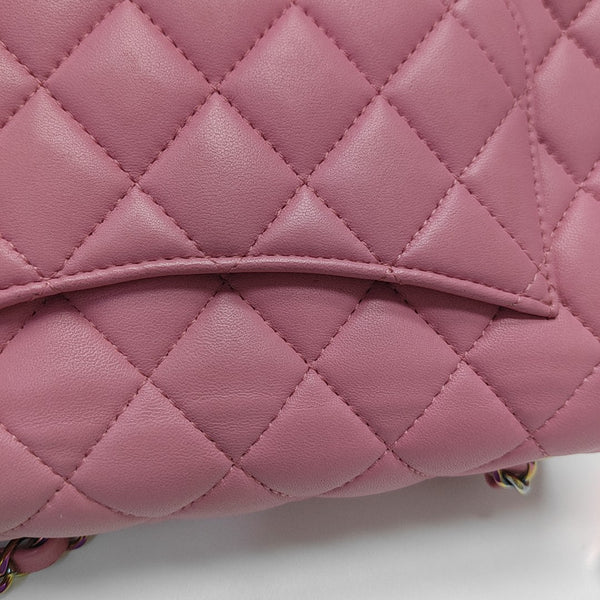 CLASSIC FLAP Mini Quilted Lambskin Pink