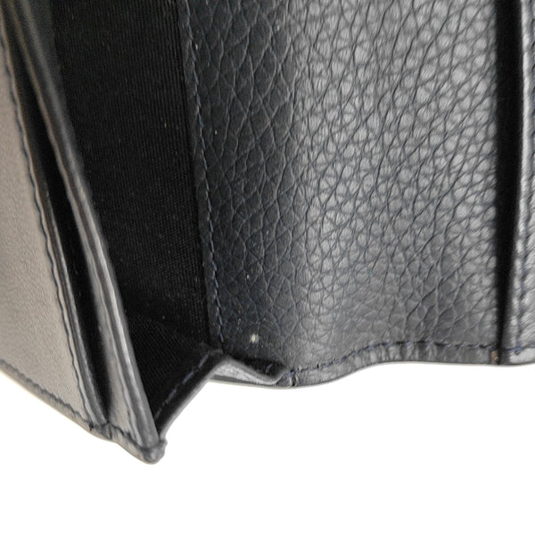 Calfskin Card Holder Blue