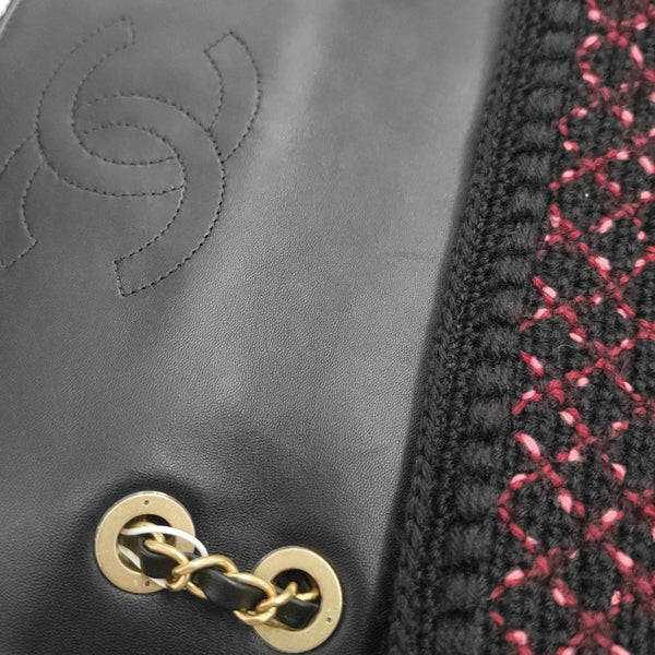 Fabric Shoulder Bag Black