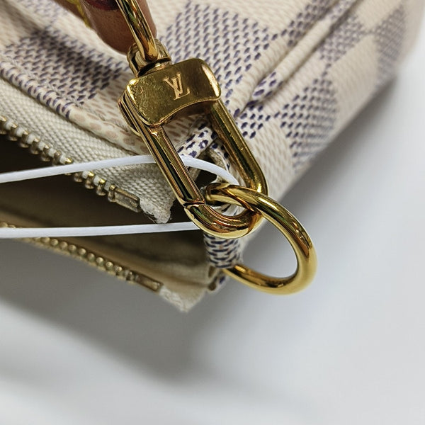 ACCESSOIRES GM Damier Azur Coated Canvas White
