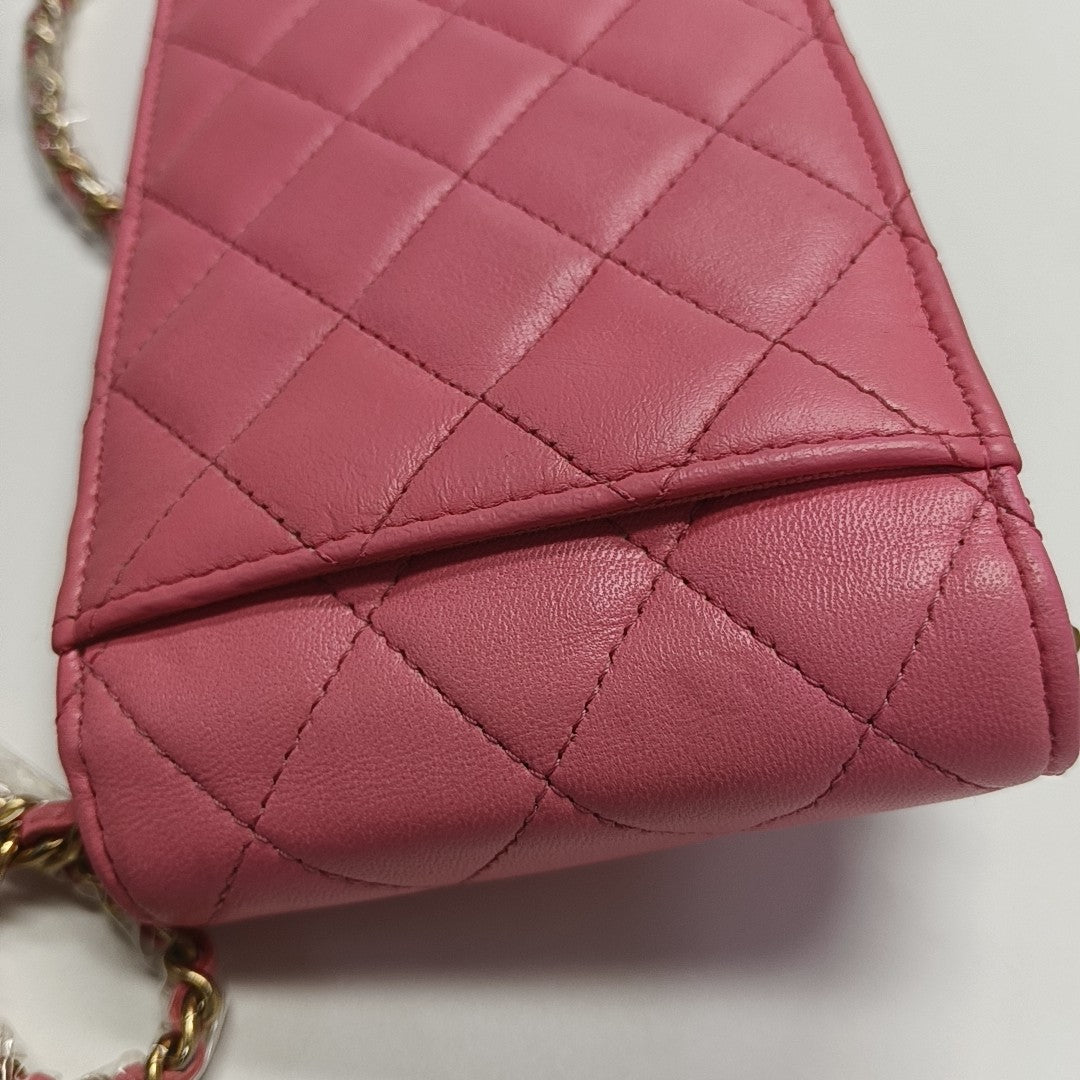 Quilted Lambskin Pink