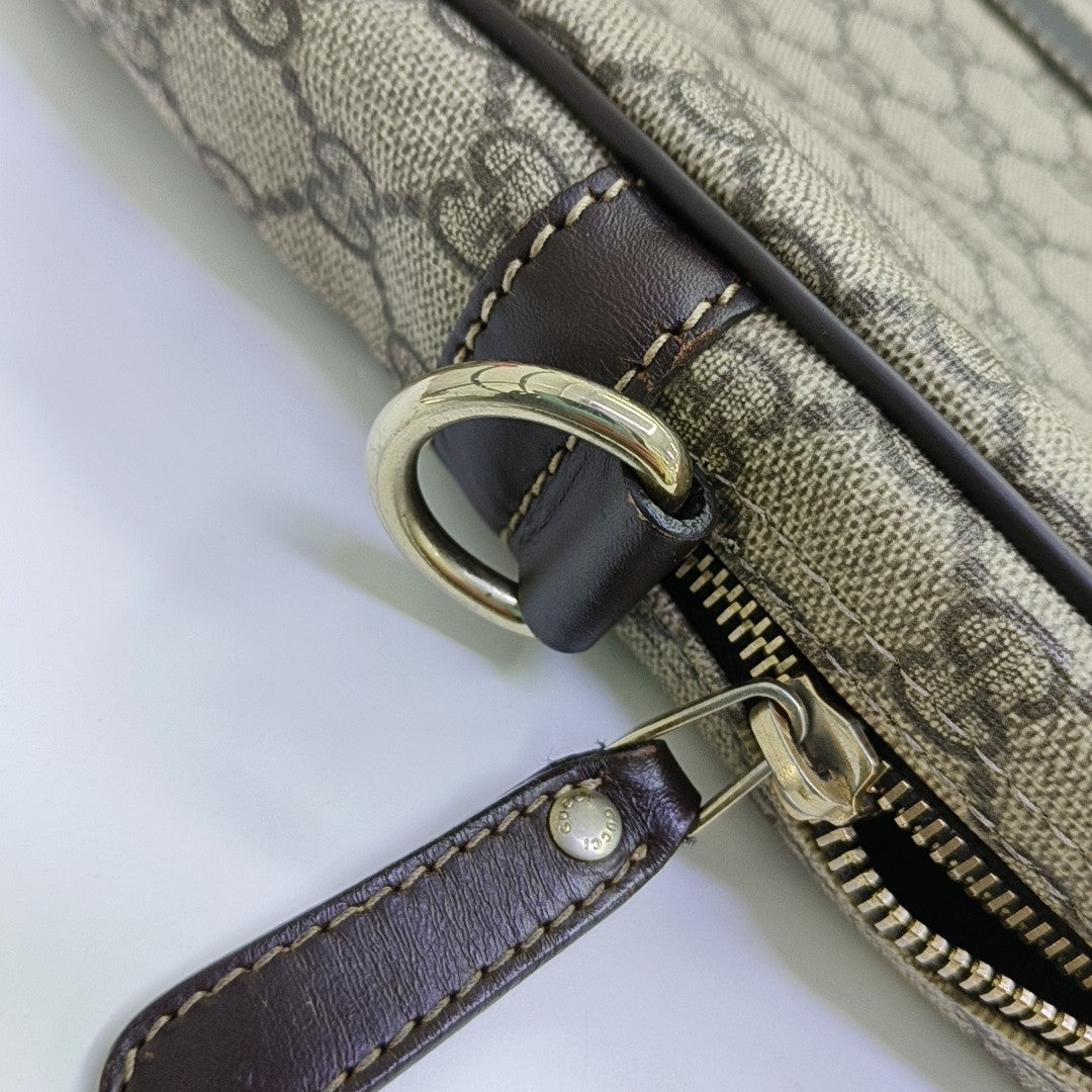 Duffle Monogram Coated Canvas Beige