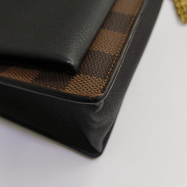 VAVIN Damier Ebene Coated Canvas Brown
