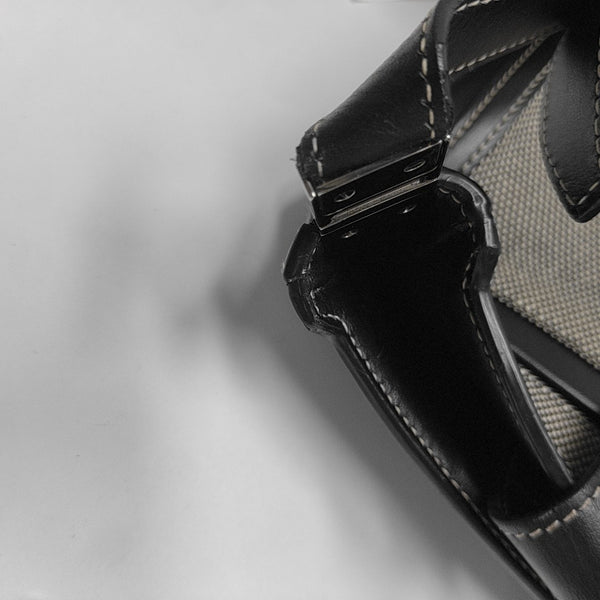Canvas Shoulder Bag Mini Gray