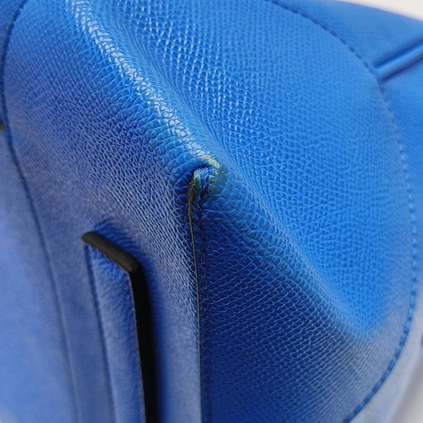 Calfskin Shoulder Bag Blue
