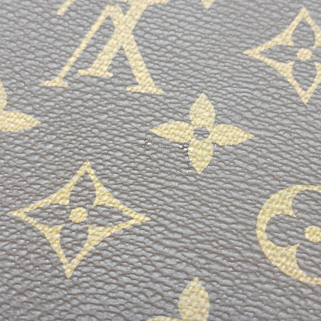 TOILET POCKET 26 Monogram Coated Canvas Brown
