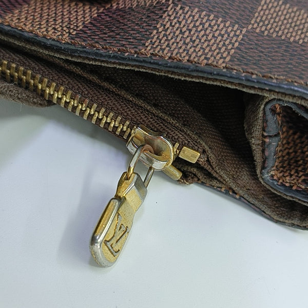 VINTAGE BEAUBOURG Damier Ebene Coated Canvas Brown