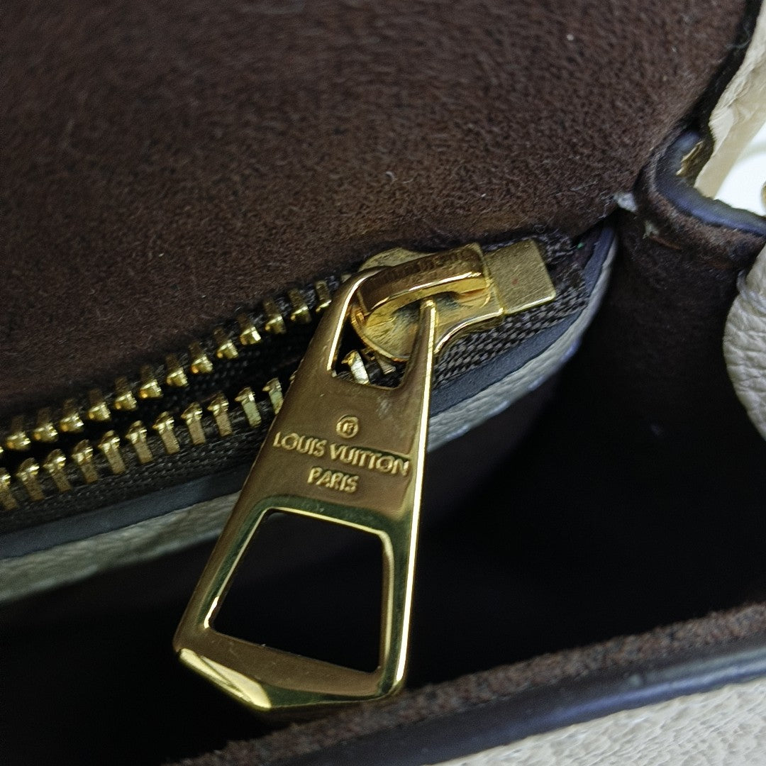 DIANE Monogram Calfskin Beige