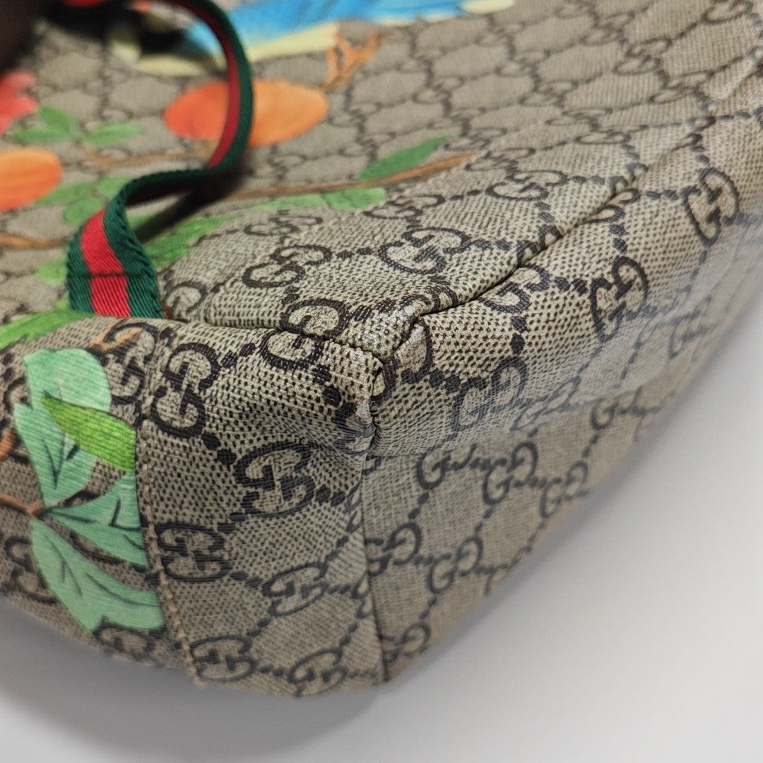 Tian Monogram Coated Canvas Brown