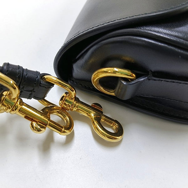 Authenticated pre-owned  Bobby Calfskin Black - Shoulder Bag at Looply