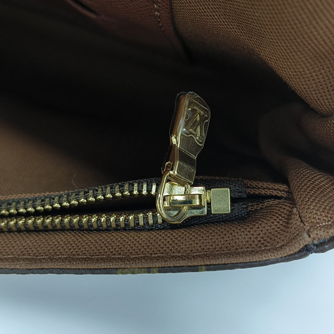 IVY Monogram Coated Canvas Brown