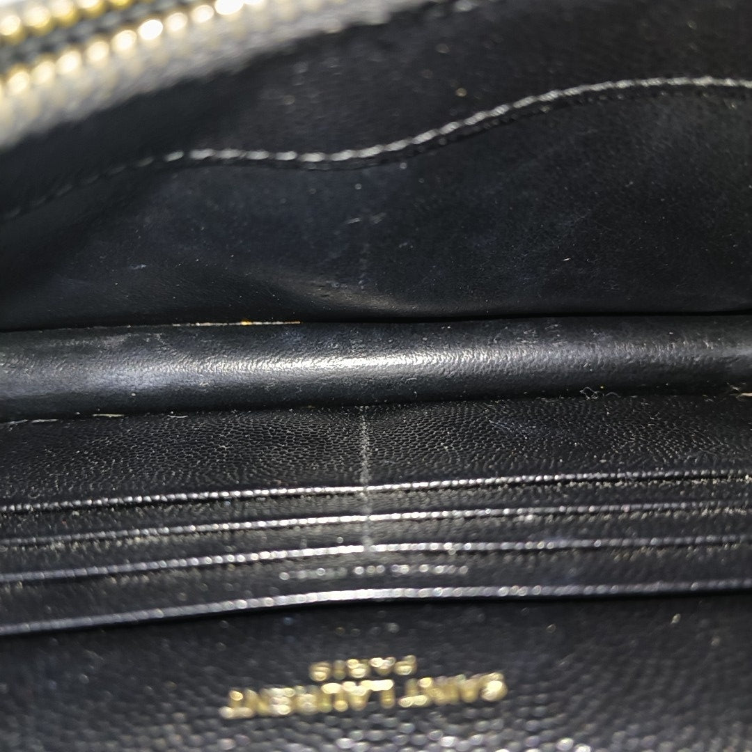 MONOGRAM WOC Chevron Calfskin Black