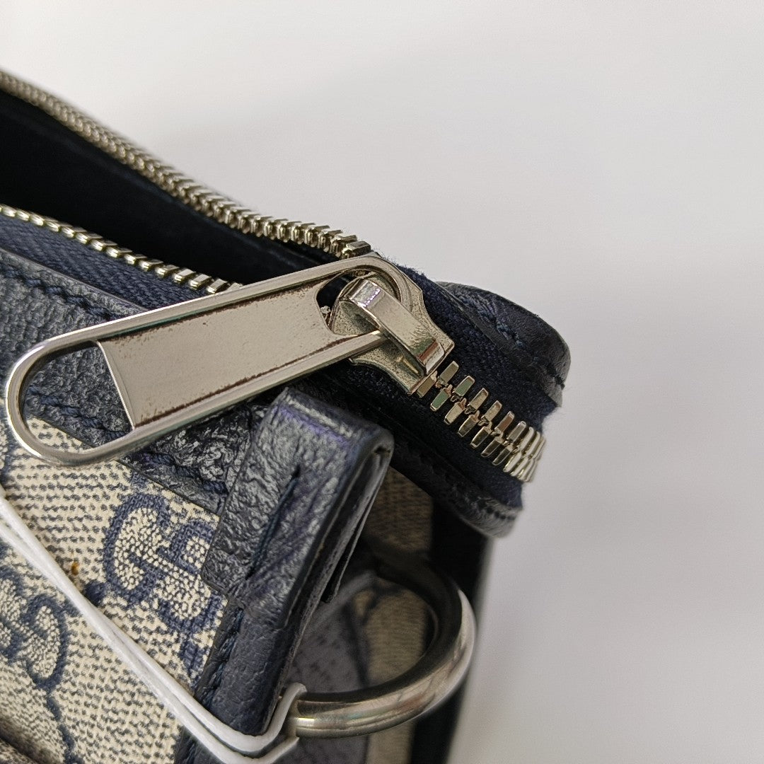 Retro Monogram Coated Canvas Blue