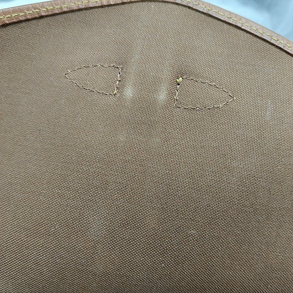 SAUMUR 30 Monogram Coated Canvas Brown