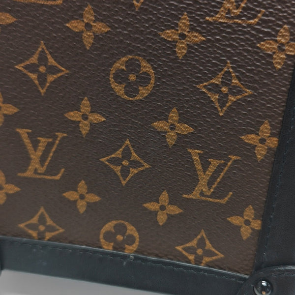 TRUNK Monogram Coated Canvas Brown