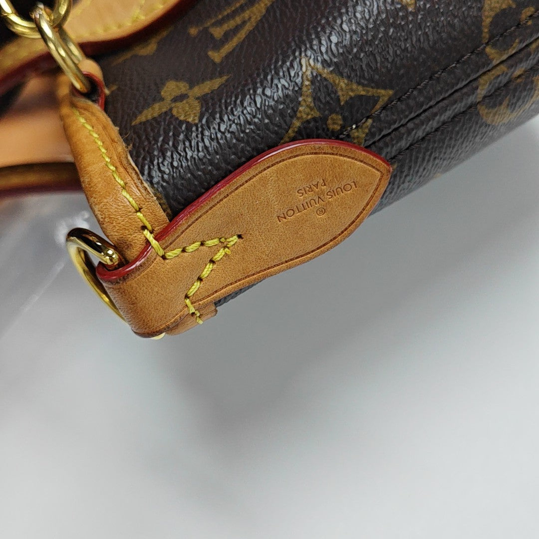 NEVERFULL BB Monogram Coated Canvas Brown