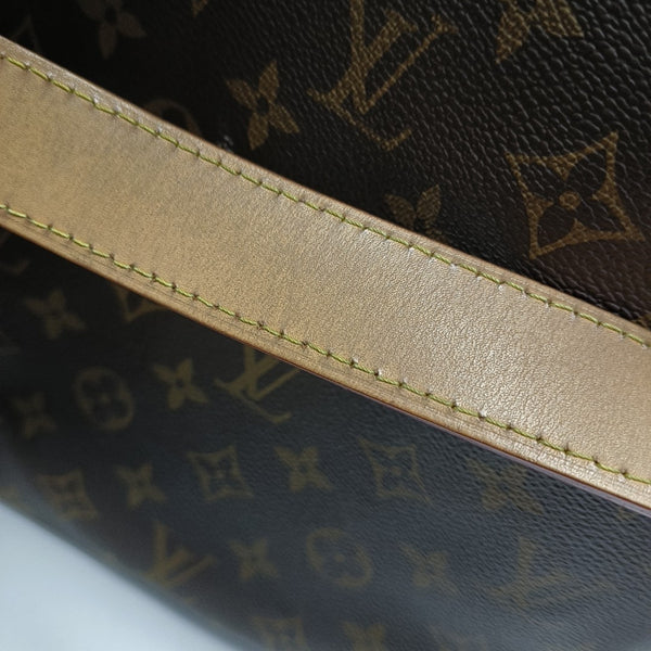 ALL IN GM Monogram Coated Canvas Brown