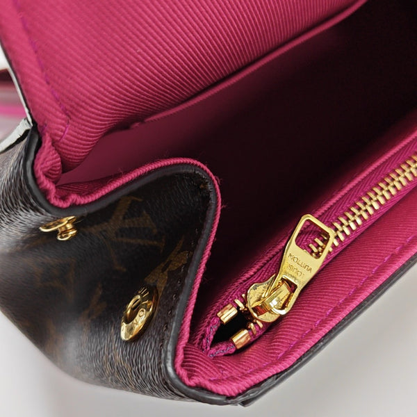 CLUNY BB Monogram Coated Canvas Brown