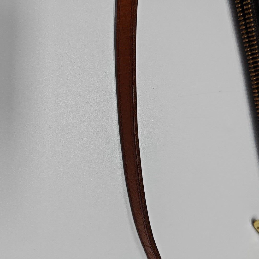 ACCESSOIRES Monogram Coated Canvas Brown