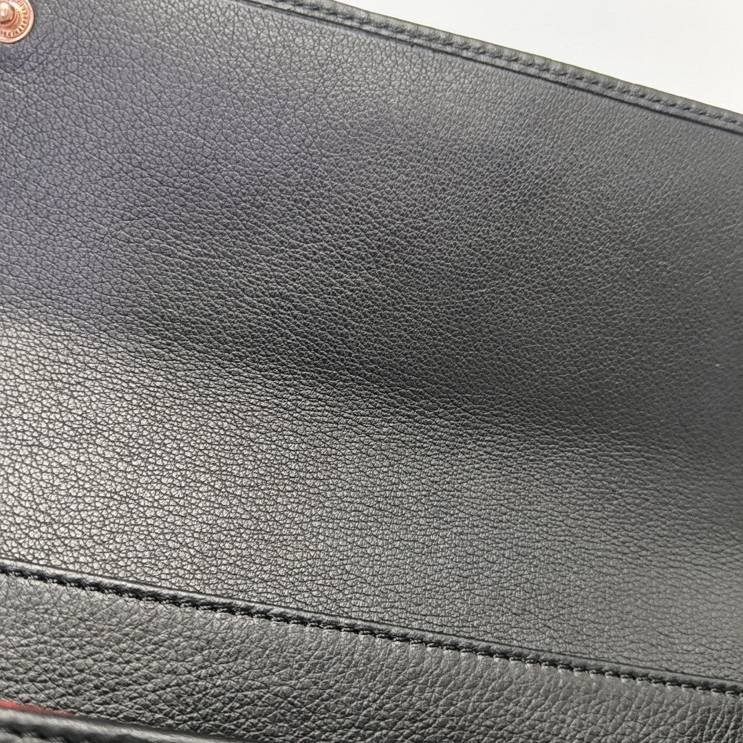 Calfskin Wallet Black