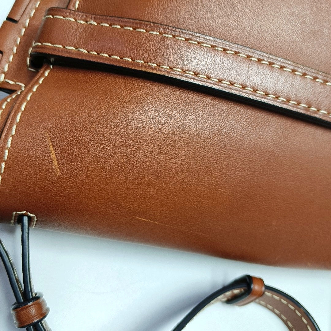 Gate Small Calfskin Brown