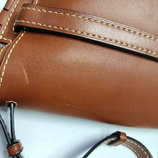 Gate Small Calfskin Brown