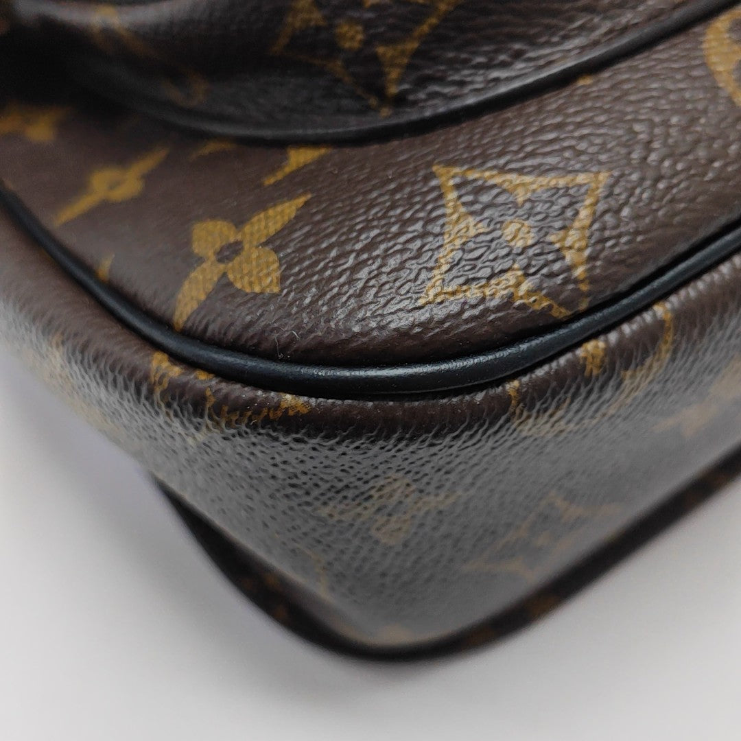 PASSY Monogram Coated Canvas Brown