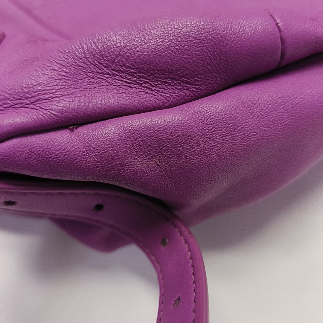 Calfskin Backpack Purple