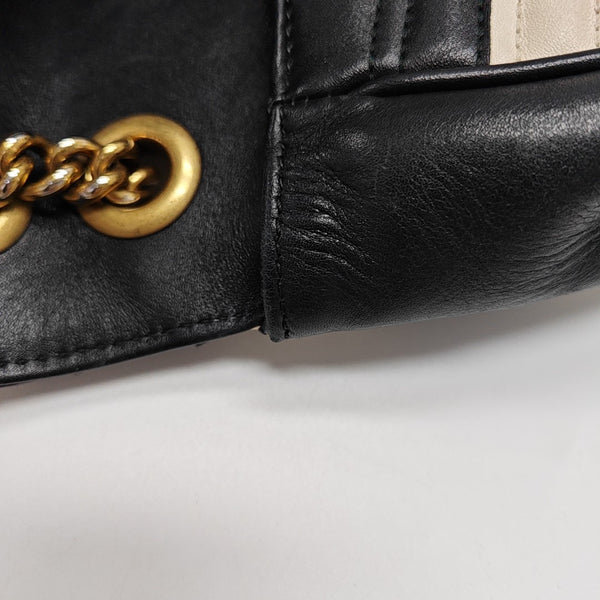 GG Marmont Medium Quilted Calfskin Multicolor