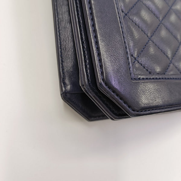 Quilted Calfskin Blue
