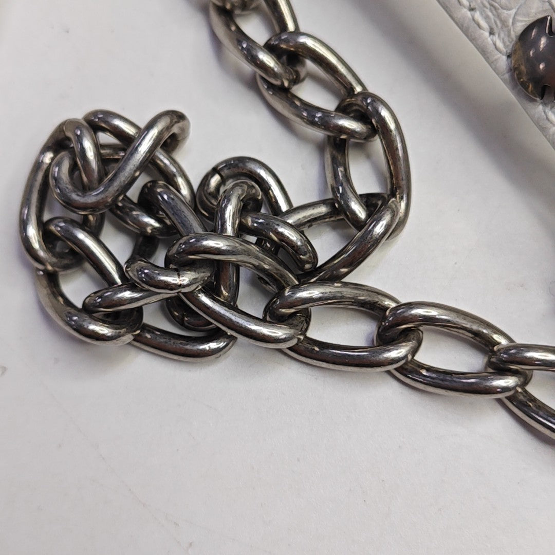 Le Cagole Mini Calfskin White