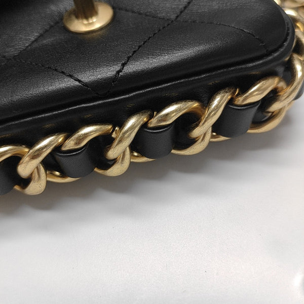 Quilted Calfskin Mini Black