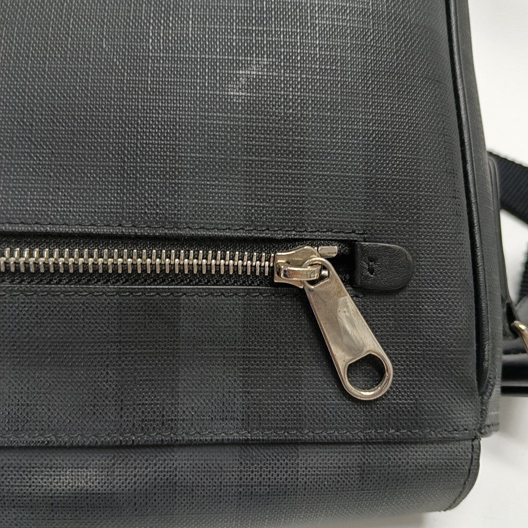 London Coated Canvas Black