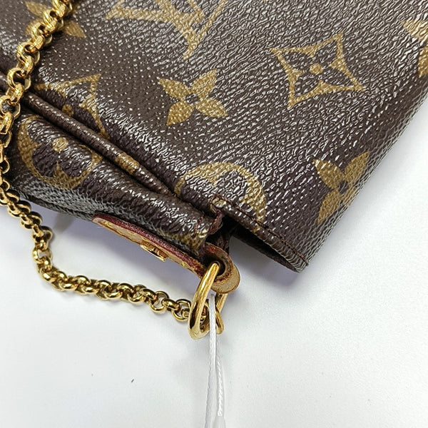 FAVORITE MM Monogram Coated Canvas Brown