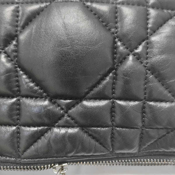 Diortravel Nomad Small Cannage Calfskin Black