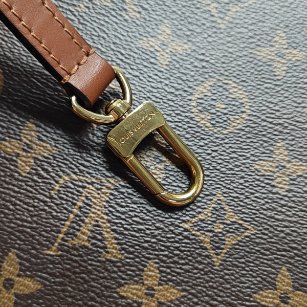 NÉONOÉ MM Monogram Coated Canvas Brown