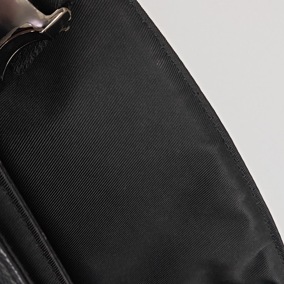 VOYAGER PM Monogram Coated Canvas Black
