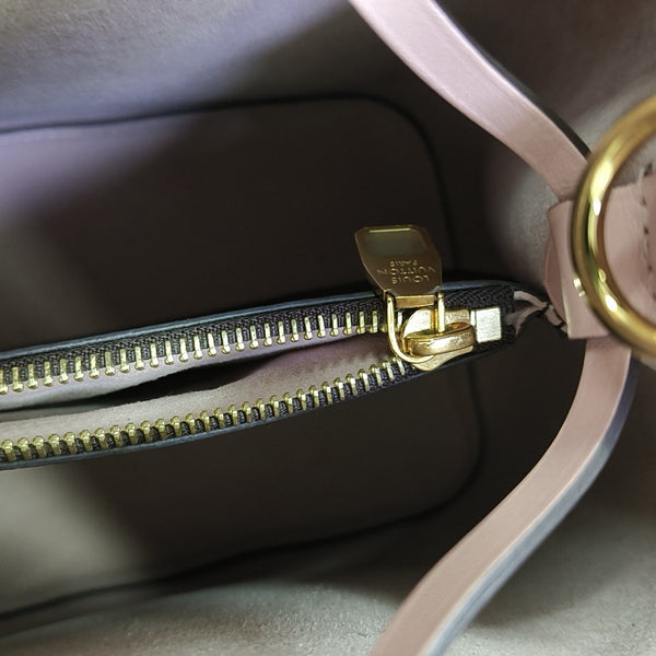 NÉONOÉ MM Monogram Coated Canvas Brown