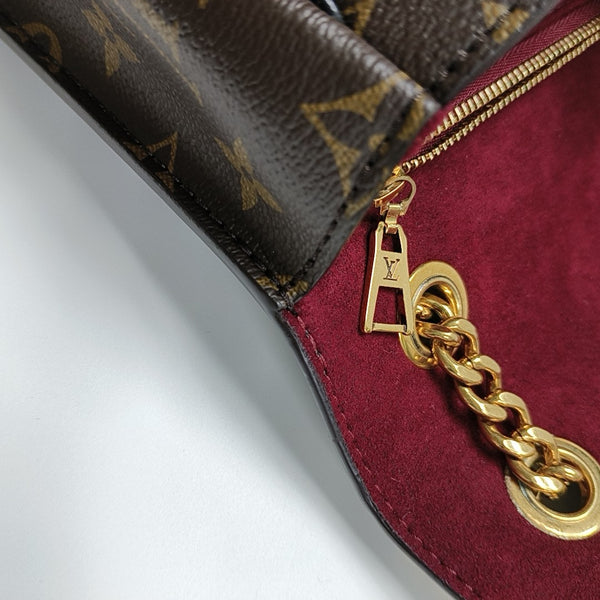 PASSY Monogram Coated Canvas Brown