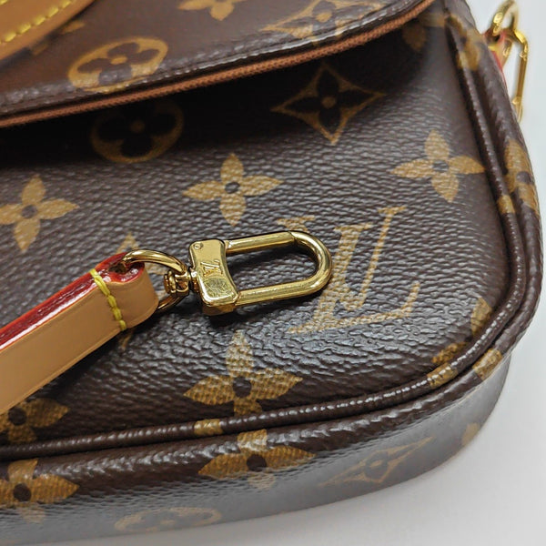 IVY Monogram Coated Canvas Brown