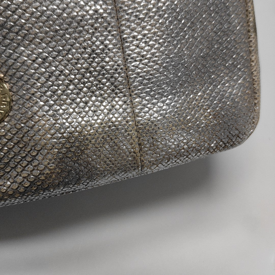 SERPENTI CABOCHON Small Quilted Python Beige