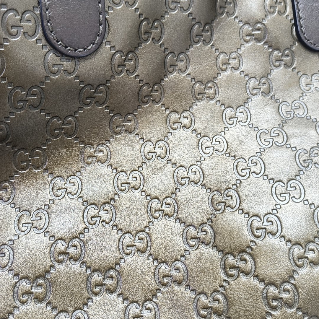 Heart Bit Monogram Calfskin Brown