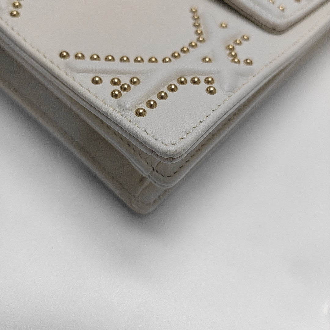 Diorama Cannage Calfskin White