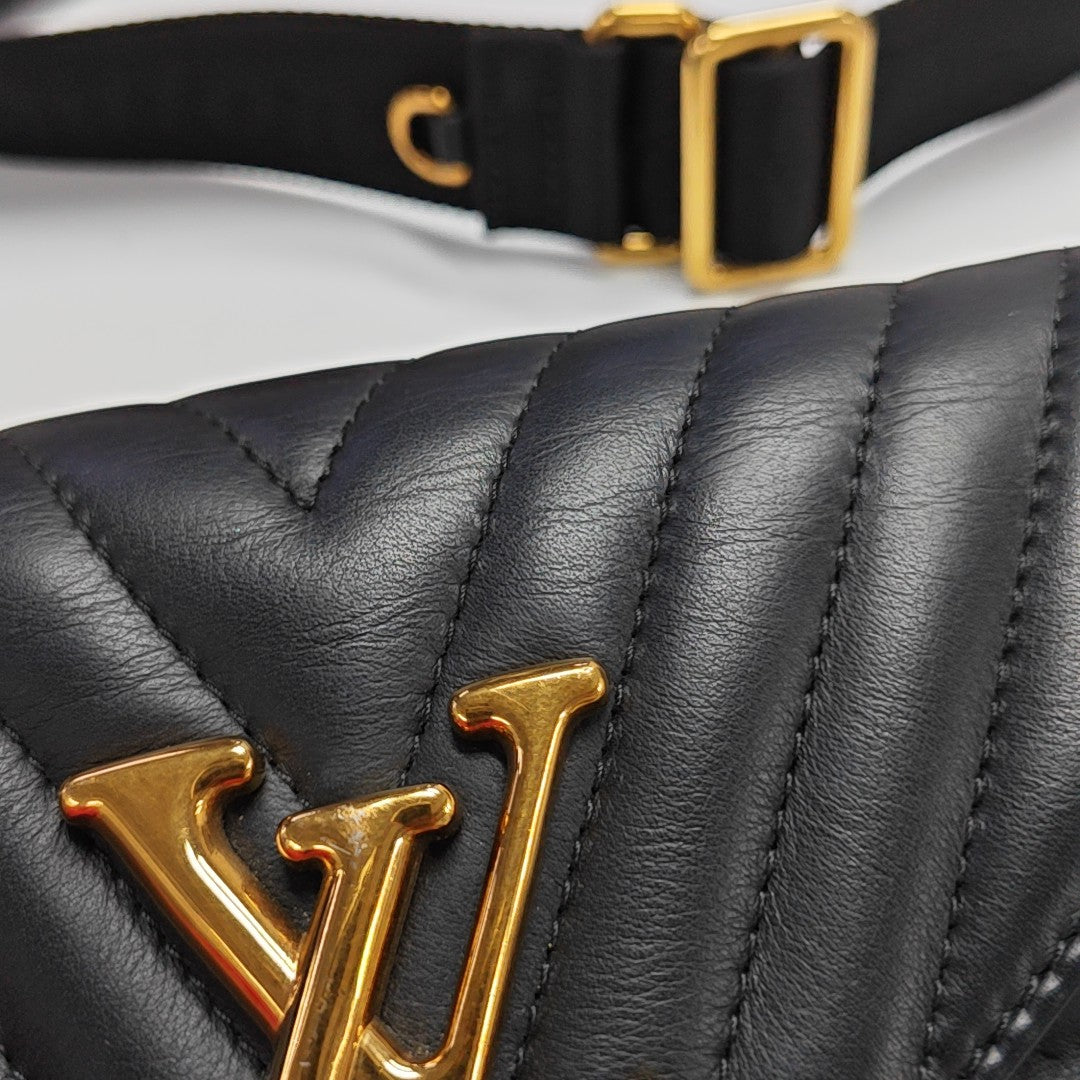 NEW WAVE Quilted Calfskin Black